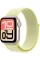 Apple Watch SE 3 GPS, 40mm Starlight Aluminum Case with Neon Yellow Sport Loop